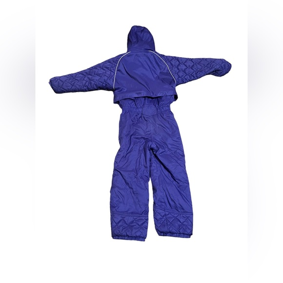 Vintage 80s 90s Couloir Women's sz 8 One Piece SKI SUIT Snow Bib Onsie Snowsuit - Picture 2 of 5